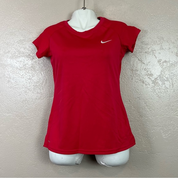 5 for $30 Nike DRI - FIT women short sleeve‎ pink athletic top size M - Picture 1 of 16